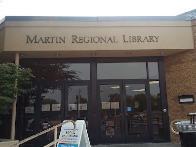 Martin Regional Library Entrance